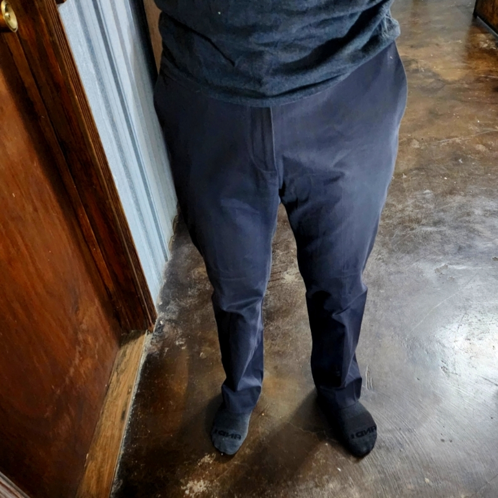 Banana Republic Black Dress Pants Relaxed Fit Full-Length